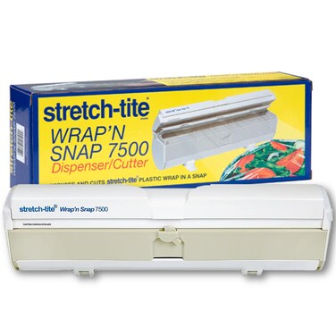 StretchTite Wrapn Snap 7500 Dispenser Easy Refill and Cutter for Plastic Wrap