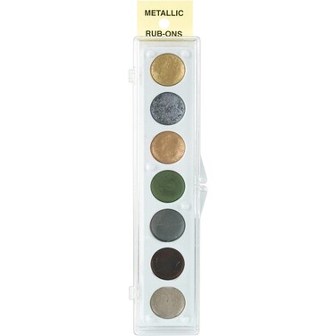 Metallic RubOn Paint Palette  7 ColorsKit 2