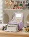 Vlando Princess Style Jewelry Box for Girls Jewelry Box Girls 812 3Layer Kids Jewelry Box with Mirror Little Girls Jewelry Box Valentines Day Gifts for Self Purple