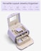 Vlando Princess Style Jewelry Box for Girls Jewelry Box Girls 812 3Layer Kids Jewelry Box with Mirror Little Girls Jewelry Box Valentines Day Gifts for Self Purple