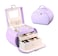 Vlando Princess Style Jewelry Box for Girls Jewelry Box Girls 812 3Layer Kids Jewelry Box with Mirror Little Girls Jewelry Box Valentines Day Gifts for Self Purple