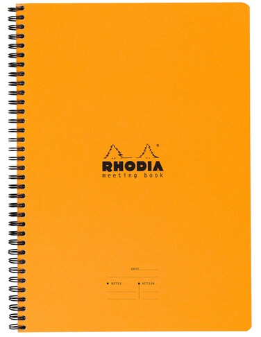 Rhodia Meeting Books 885 X 1169 inches Orange