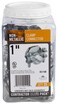Halex  1 Inch Non Metallic Clamp Connector  05110B  25 Per Pack  Silver