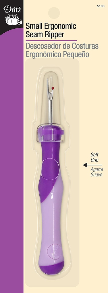 Dritz 5100 Seam Ripper with Ergonomic Design Small  Purple
