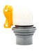 Camco Revolution RV Sewer Hose Bayonet Elbow  Features a BuiltIn Gasket for an OdorTight Connection a 360Degree Swivel for Easy Install and Includes a 4in1 Adapter 39471