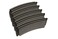 Bachmann Trains  SnapFit EZ TRACK 18 RADIUS CURVED TRACK  BULK 50 pcs  STEEL ALLOY Rail With Black Roadbed  HO Scale
