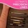 ULTIMATE PRECISION Angled Eyebrow Brush And Spoolie Eyelash Brush  Eye Brow Brush With Spoolie Eyeliner Brush Combo Precision Applicator Eyebrow Brush And Comb Shaper Plus Eyebrow Spoolie Brush