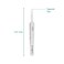 Excelta Ultra Fine Point Tweezers Mini Straight Tapered For Microscopy 425 AntiMagnetic Stainless Steel Basic