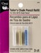 Dritz Pencil Refill White Yellow  Blue 3 Count Tailors Chalk