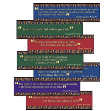 Edupress Black American Quotes Mini Bulletin Board EP63619