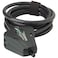 Master Lock Black Python Bike Lock with Key Adjustable Metal Cable Lock has a Weather Resistant Vinyl Coating for Outdoor Equipment Bicycles Trail Cameras 6 Feet Long 8418D