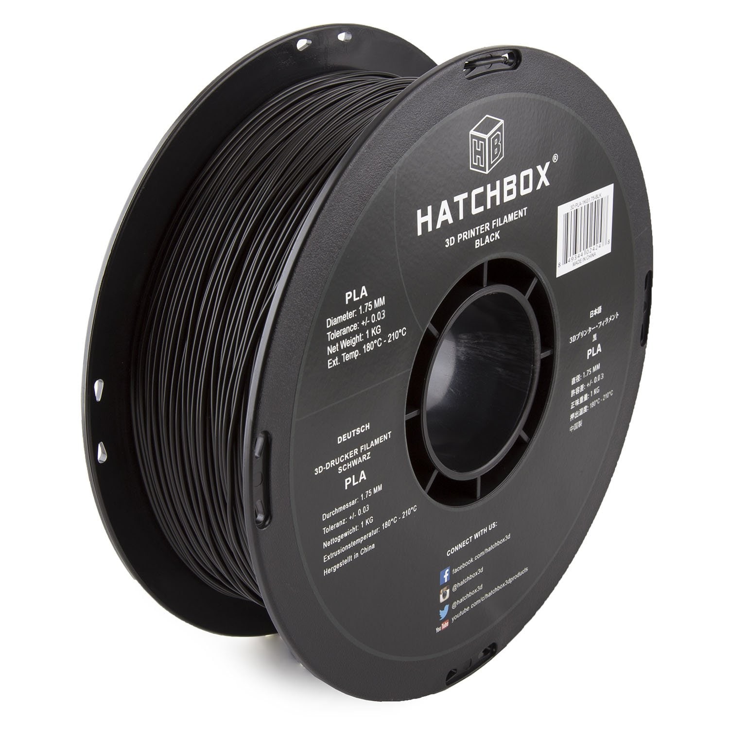 Hatchbox Hatchbox Pla 3d Printer Filament 1 1000 g