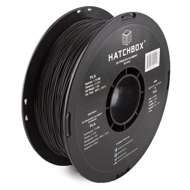 HATCHBOX 175mm Black PLA 3D Printer Filament 1 KG Spool Dimensional Accuracy  003 mm 3D Printing Filament
