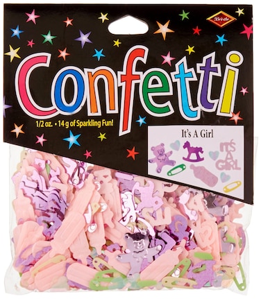 Beistle Its A Girl Confetti