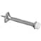 National Hardware N325464 V236 Rigid Door Stops in Satin Nickel 2 pack3 Inch