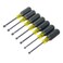 Klein Tools 65160 Tool Set Made in USA Metric Nut Driver Set Sizes 5 55 6 7 8 9 and 10 mm 3Inch ChromePlate Hollow Shafts 7Piece