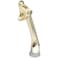 National Hardware N184259 V238 Kickdown Door Stop in Brass4 Inch