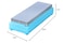 Shapton K0707 Blade Blade 1500 Medium Blue