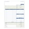 Adams Job Invoice Forms 2Part Carbonless For Service and Repair Billing 100 Individual Sets Per Pack NC2817 White 812 x 11Inches