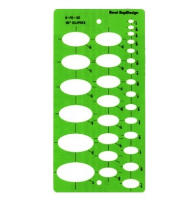Rapidesign Ellipse Master Template 1 Each R77