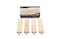 maxim enterprise inc Wooden Train Track Set 6 Straight Railway Track for Toy Train Track Expansion Pack Compatible with Thomas  Friends Brio Railway Accessories and Other Major Brands 4 Pack