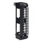 ICC Wall Mount Patch Panel 12 Port Compatible with Keystone Jacks Supports Voice Data Audio Video and Fiber Optic Networks ZeroU Wall Mountable UL Listed Black