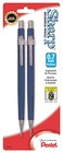 Pentel Automatic Sharp Mechanical Pencils 07 mm Blue Pack Of 2