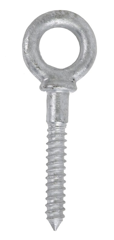 Koch 107100 Forged Eye Bolt Shoulder Screw Eye 12 by 314 Inch Galvanized
