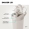 Simple Modern Stainless Steel Shaker Bottle with Ball 24oz  Metal Insulated Cup for Protein Mixes Shakes and Pre Workout  Rally Collection  Almond Birch