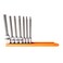 Mayhew Tools 16034 Metric Hex Insert Socket Bit Set Chrome 7Piece MediumLength