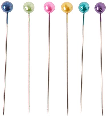 Dritz Sew 101 112 75 Count Assorted Colors Pearlized Pins