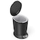 simplehuman 6 Liter  16 Gallon Compact Plastic Round Bathroom Step Trash Can Black