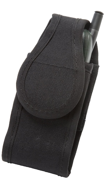 Uncle Mikes Law Enforcement Kodra Nylon Cell Phone Case with Belt Clip Black