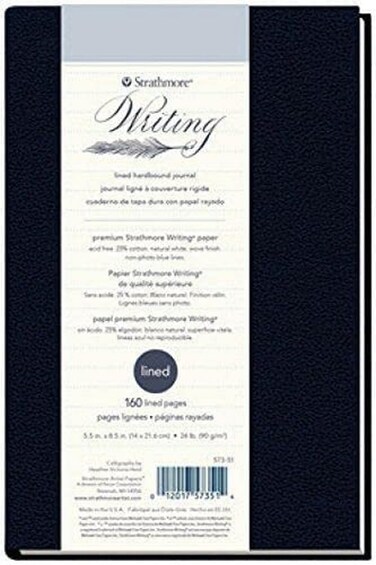 Strathmore 5748 500 Series Softcover Art Writing Journal 775 by 975 Blank 64 Sheets