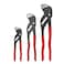 KNIPEX Tools 00 20 06 US3 3 Pc Black Pliers Wrench Set