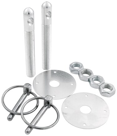 Allstar Performance ALL18500 12 Aluminum Hood Pin Kit Silver