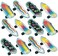 Amscan Ultimate Finger Skateboard Value Pack  187 x 05 x 05Pack of 12  Multicolor Mini Plastic Skateboards  Perfect Party Favors  SkillBoosting Toy Collection
