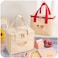RICHTRUE Kawaii Lunch Bag for Girls Lunch Box Insulated Cute Lunch Bags for Women Insulated Lunch Box for Kids BearFlip