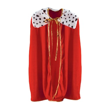 Beistle Child Size Red KingQueen Robe Mardi Gras Cape Costume Accessory 33
