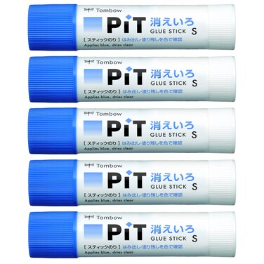 Tombow HCA513 Pencil Glue Stick Erasable Pit S 5 Pieces