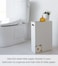 Yamazaki Home Toilet Paper Stocker  Bathroom Storage Organizer Dispenser Not for Jumbo Rolls Steel One Size White
