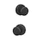 Schlage F10 BWE 622 GSN Bowery Door Knob with Greyson Trim Hall  Closet Passage Lock Matte Black