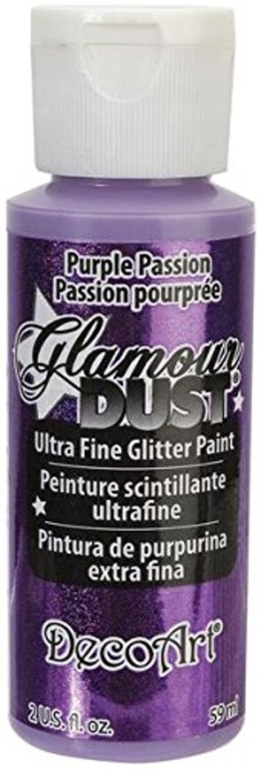 DecoArt Glamour Dust 2Ounce Purple Passion Glitter Paint