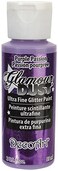 DecoArt Glamour Dust 2Ounce Purple Passion Glitter Paint