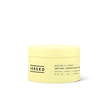 Versed Doctors Visit Exfoliating Face Mask Jumbo  AHA BHA Facial Exfoliant Pore Minimizer  Skin Resurfacing Enzyme Mask  Moisturizing Smoothing  Brightening Vegan Skincare 34 Fl Oz
