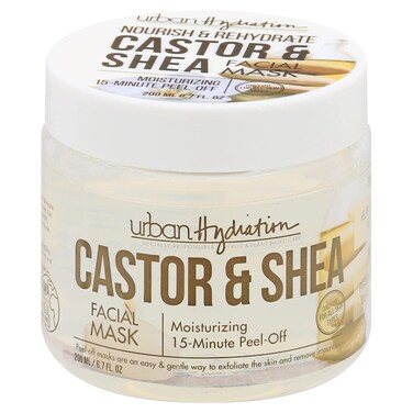 Urban Hydration Skincare Nourish  Rehydrate Castor  Shea Facial Peeloff Mask 67 Ounce