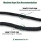 Mendota Pet Slip Leash  Dog Lead and Collar Combo  Made in The USA  Hi Viz Yellow 12 in x 6 ft  for Large Breeds