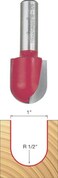 Freud 18126 12 Radius Round Nose Bit