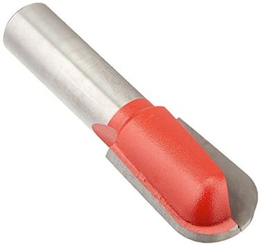 Freud 18122 38 Radius Round Nose Bit with 12 shank 21316 overall length Permashield Coating Red