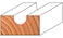 Freud 18116 14 Radius Round Nose Bit with 12 Shank